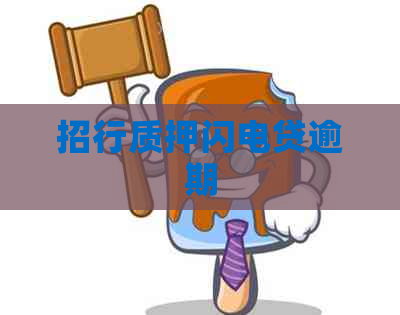 招行质押闪电贷逾期