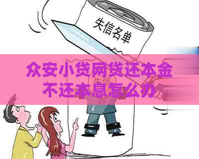 众安小贷网贷还本金不还本息怎么办
