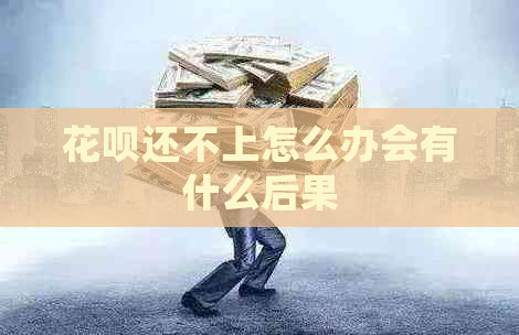 花呗还不上怎么办会有什么后果