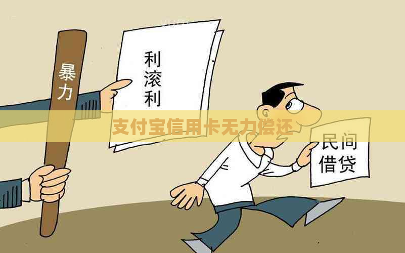 支付宝信用卡无力偿还