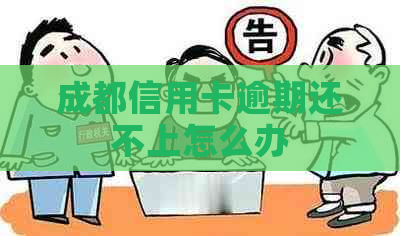 成都信用卡逾期还不上怎么办