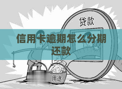 信用卡逾期怎么分期还款