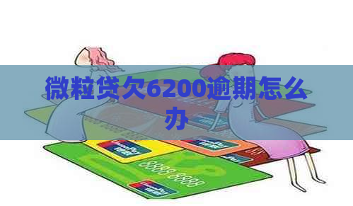 微粒贷欠6200逾期怎么办