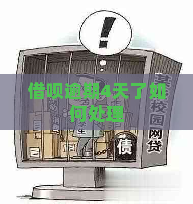 借呗逾期4天了如何处理