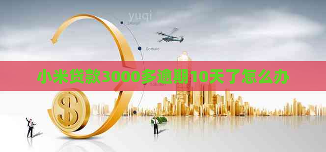小米贷款3000多逾期10天了怎么办
