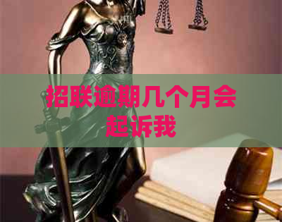 招联逾期几个月会起诉我