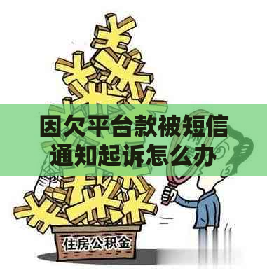 因欠平台款被短信通知起诉怎么办