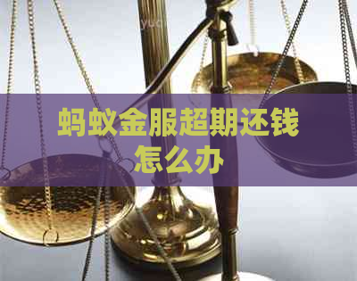 蚂蚁金服超期还钱怎么办