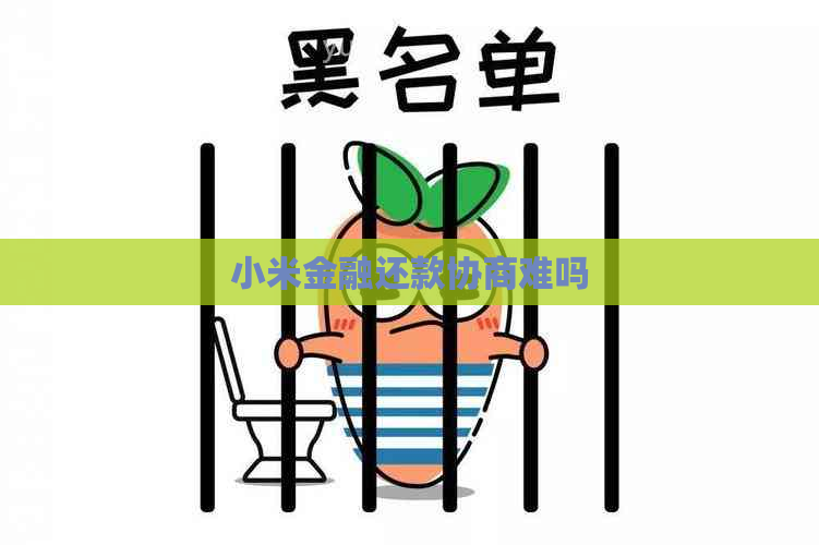 小米金融还款协商难吗
