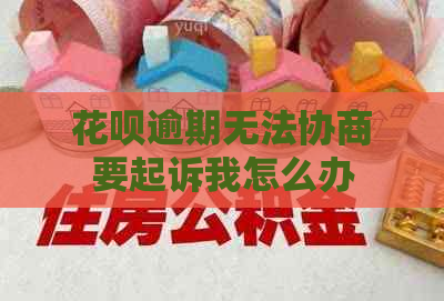 花呗逾期无法协商要起诉我怎么办