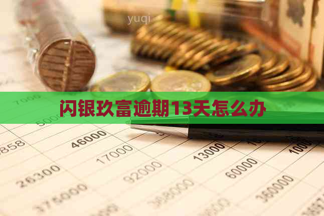 闪银玖富逾期13天怎么办