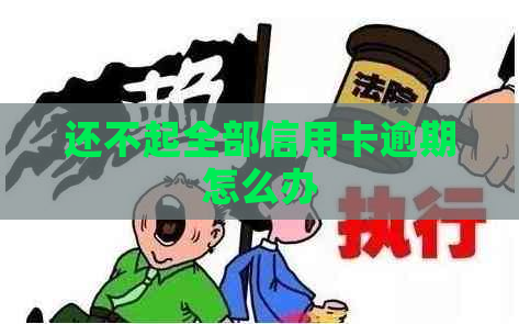 还不起全部信用卡逾期怎么办