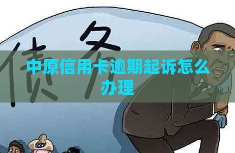 中原信用卡逾期起诉怎么办理