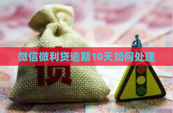 微信微利贷逾期10天如何处理