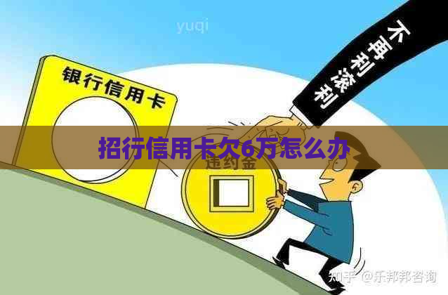 招行信用卡欠6万怎么办