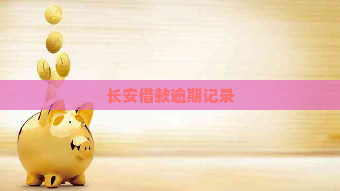 长安借款逾期记录