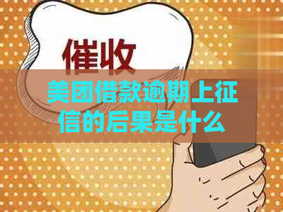 美团借款逾期上的后果是什么