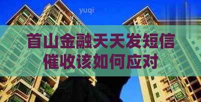 首山金融天天发短信该如何应对