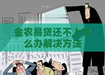 金农易贷还不上怎么办解决方法