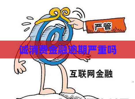 诚消费金融逾期严重吗