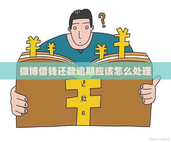 微博借钱还款逾期应该怎么处理