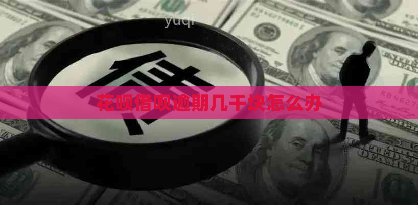 花呗借呗逾期几千块怎么办