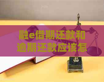 融e借期还款和逾期还款应该怎么处理