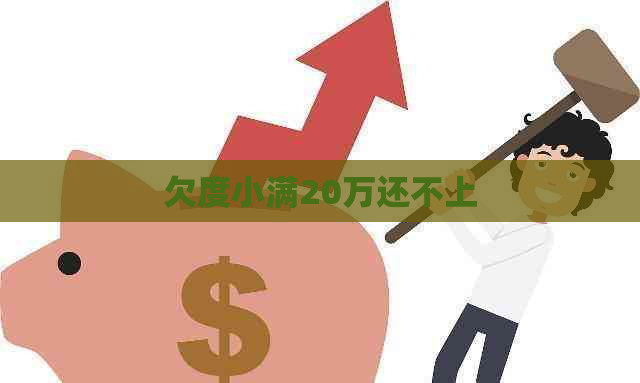 欠度小满20万还不上