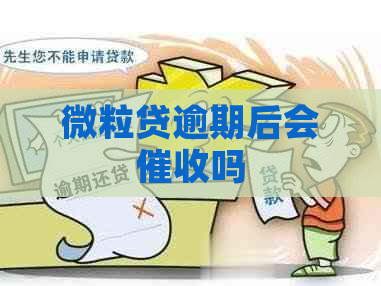 微粒贷逾期后会吗