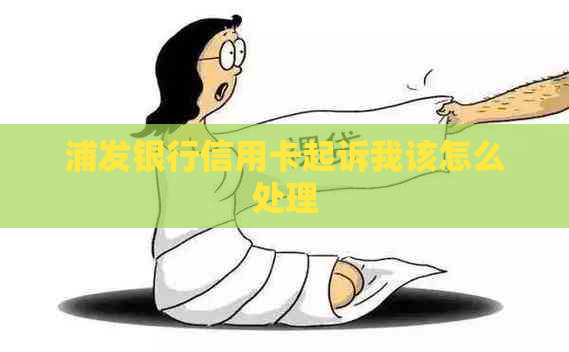 浦发银行信用卡起诉我该怎么处理
