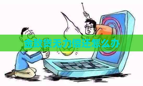 金致贷无力偿还怎么办