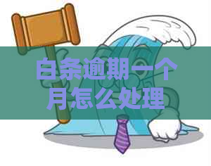 白条逾期一个月怎么处理