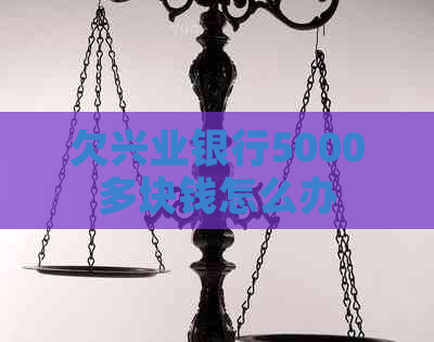 欠兴业银行5000多块钱怎么办