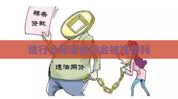 建行分期通逾期会被冻结吗