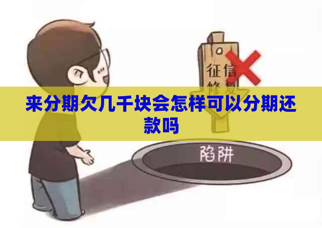 来分期欠几千块会怎样可以分期还款吗