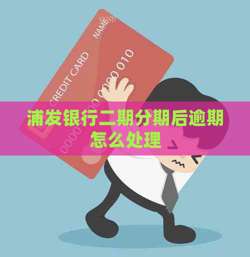 浦发银行二期分期后逾期怎么处理
