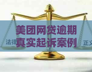 美团网贷逾期真实起诉案例
