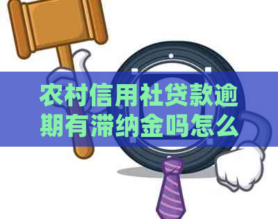 农村信用社贷款逾期有滞纳金吗怎么处理