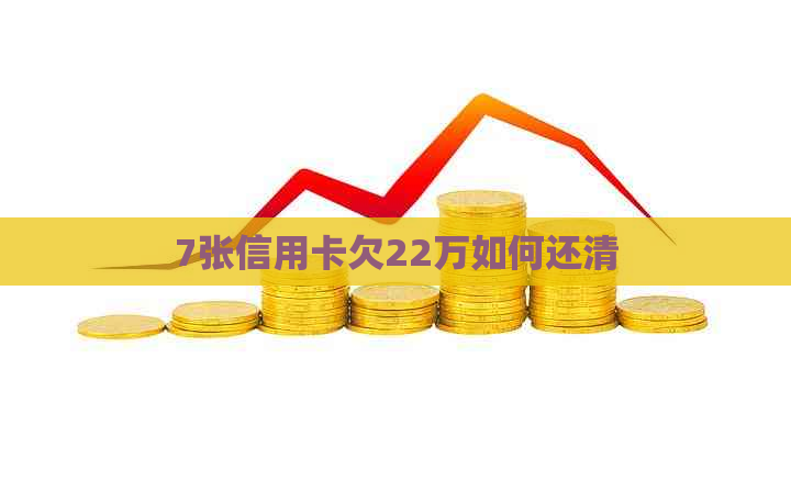 7张信用卡欠22万如何还清