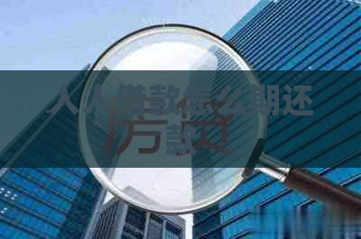 人人借款怎么期还款