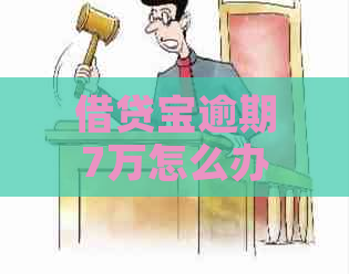 借贷宝逾期7万怎么办