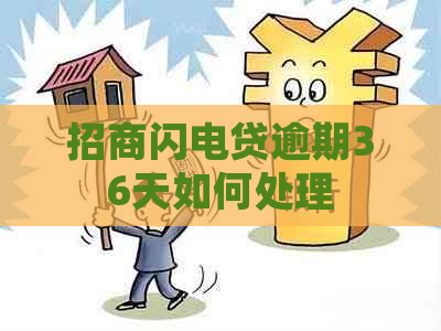 招商闪电贷逾期36天如何处理