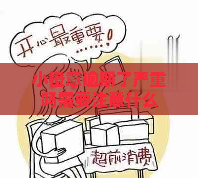 小橙意逾期了严重吗需要注意什么