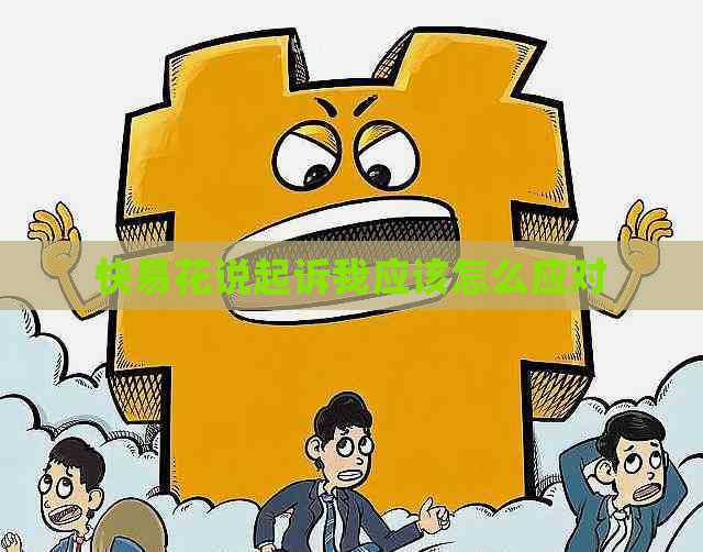 快易花说起诉我应该怎么应对