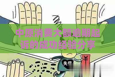 中原消费大额逾期起诉的成功经验分享