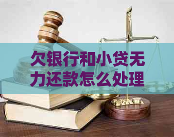 欠银行和小贷无力还款怎么处理