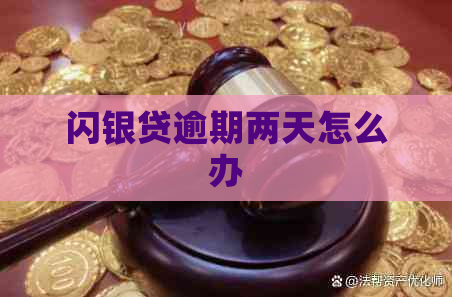 闪银贷逾期两天怎么办