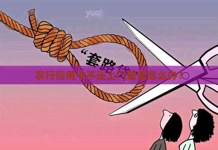 农行信用卡不还上门怎么办？