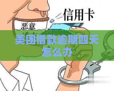美团借款逾期四天怎么办