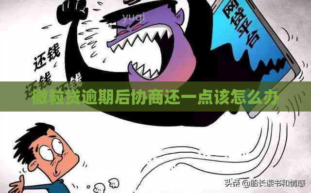 微粒贷逾期后协商还一点该怎么办